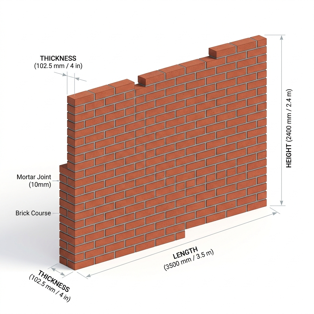 Standard Wall 3D illustration