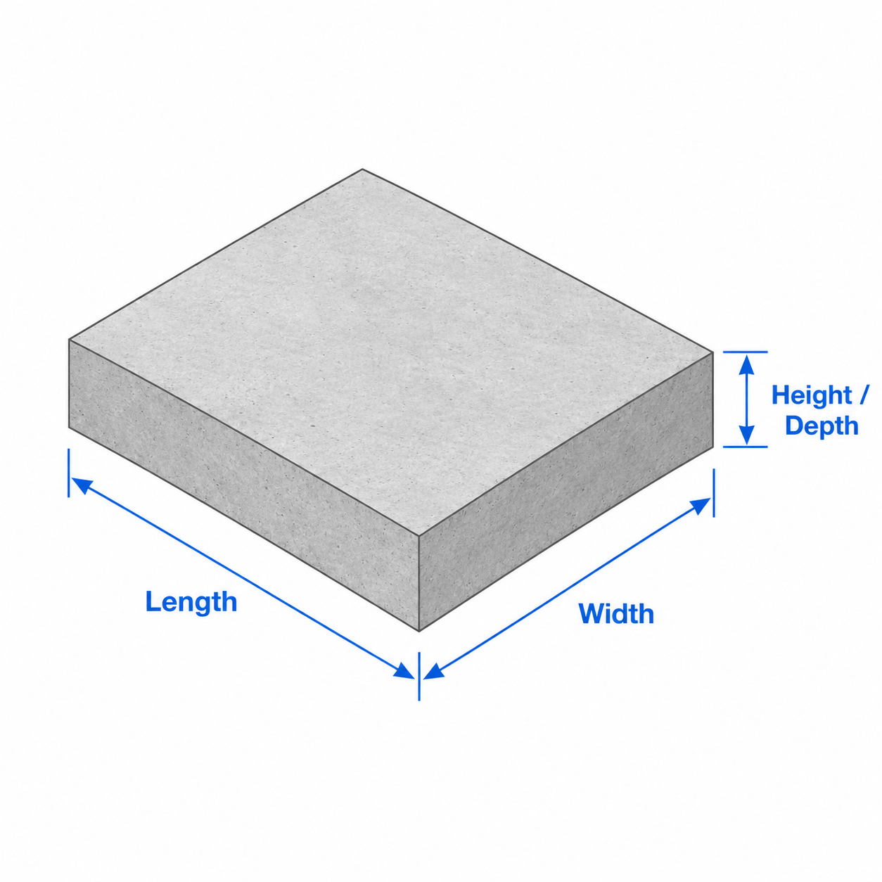 Slab 3D illustration